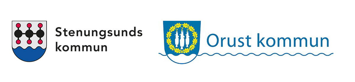 Stenungsunds och Orust kommuns logotyper